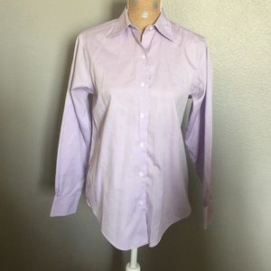 Brooks Brothers lavender button down-wrinkle free!