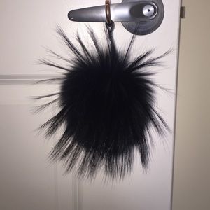 Faux Fur Keychain