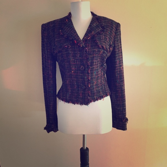 ABS by Allen Schwartz tweed blazer