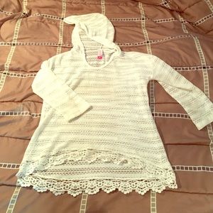 Lace Hoodie Shirt💕