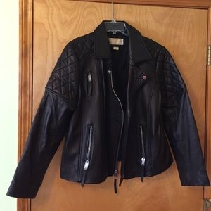 Michael Kors Black Leather jacket