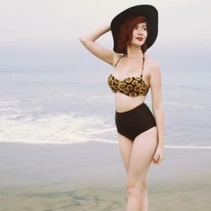 American Apparel high waist bikini bottom brief