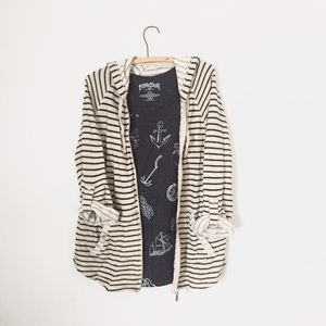 Striped jacket tank combo