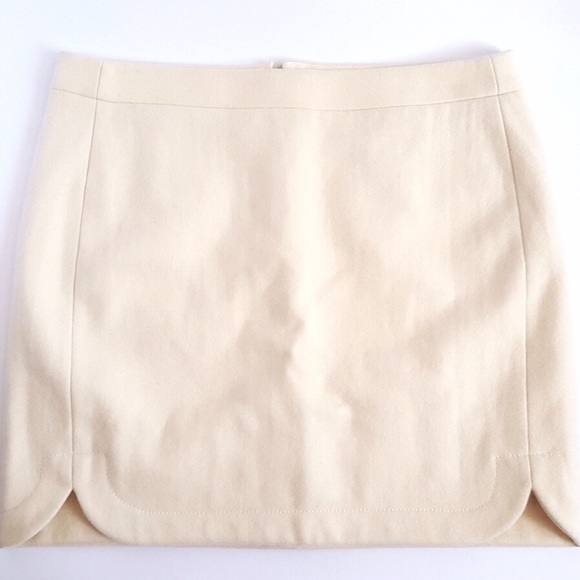 J. Crew Dresses & Skirts - J. Crew Wool Shirttail Mini Skirt
