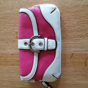 Pink Coach Clutch