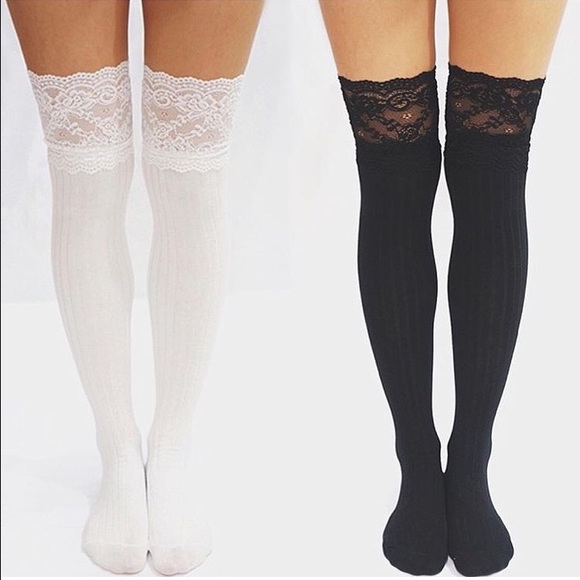 New socks black and white