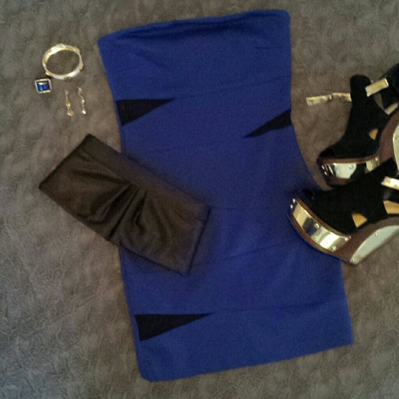 Blue dress
