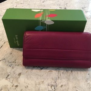 KATE SPADE large leather wallet