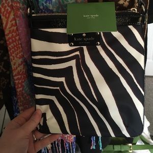 Kate Spade Zebra cross body satchel