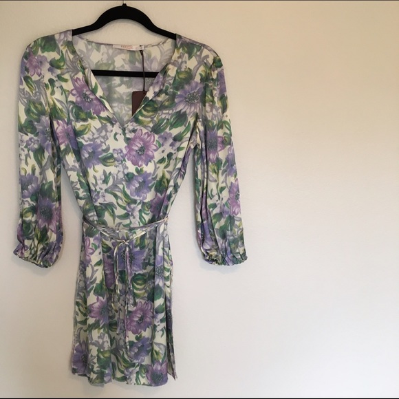 **NWT** Frette Silk Floral Tunic