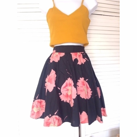 Xhilaration Dresses & Skirts - SOLD. Floral Circle Skirt
