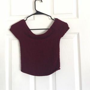 Brandy off sleeve shirt