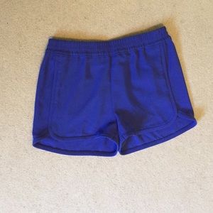 Blue shorts