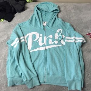 Pink Zip Up Hoodie