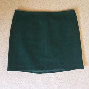Emerald green skirt