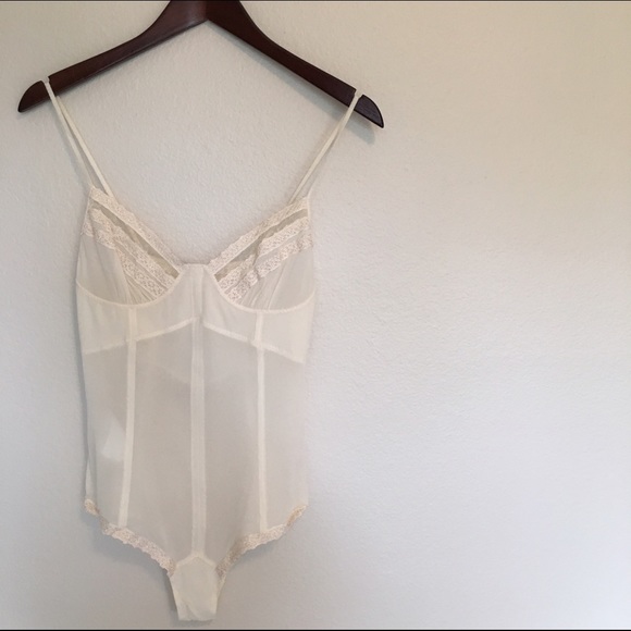 **NWT** Frette Sphaghetti Strap Body Suit