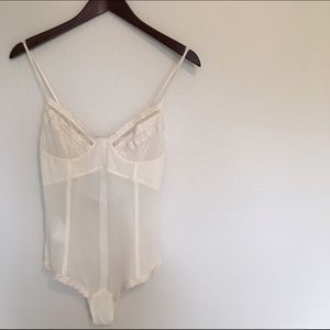 **NWT** Frette Sphaghetti Strap Body Suit