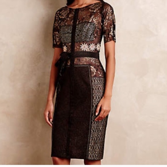 Anthropologie Dresses & Skirts - SOLD👗Byron Lars Patchwork Sheath Dress