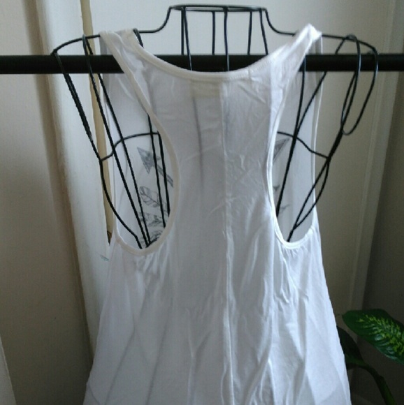 Wild At Heart Be Brave White Racerback Tank?? - Picture 3 of 4