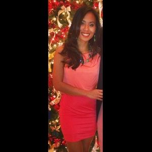 BEBE Color Block Dress