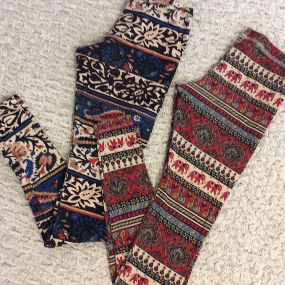 Urban Outfitters Pants - Urban Outfitters 2pair Ethnic tribal Boho Leggings