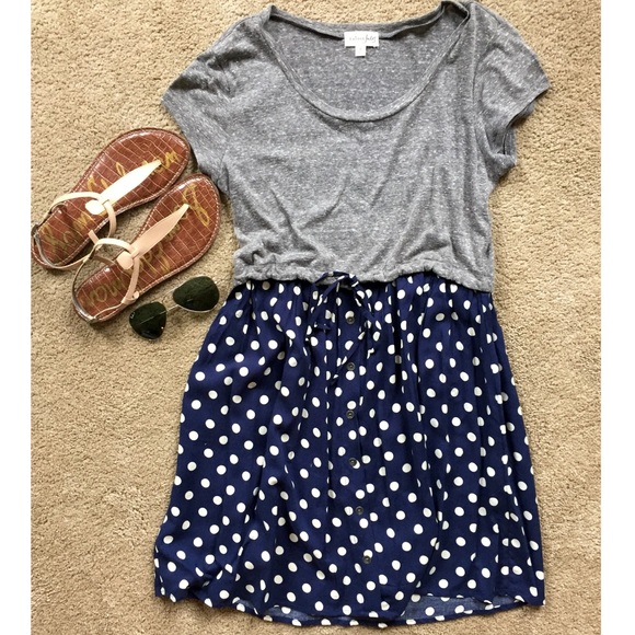 Maison Jules Dresses & Skirts - 🆕 Grey and Navy Casual Dress - NWOT