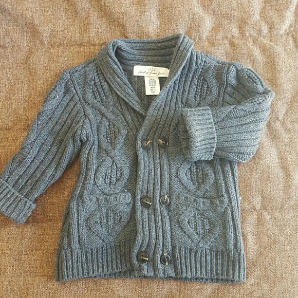 Boys button down sweater