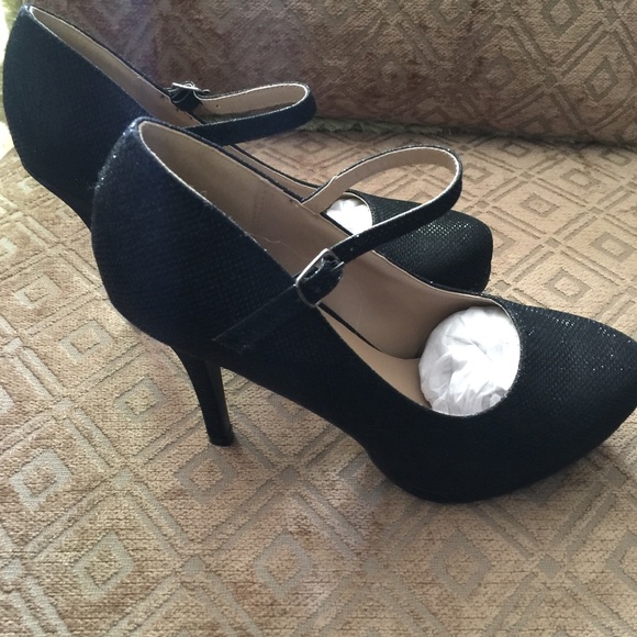 NEW item-never worn glitter platform shoes-👠👠 - Picture 2 of 4