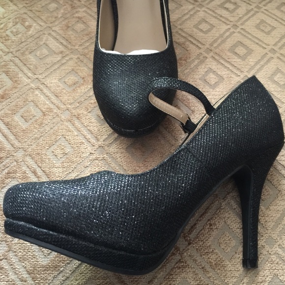 NEW item-never worn glitter platform shoes-👠👠 - Picture 4 of 4