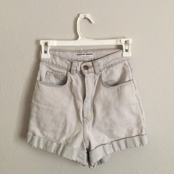 American Apparel high-wasted shorts