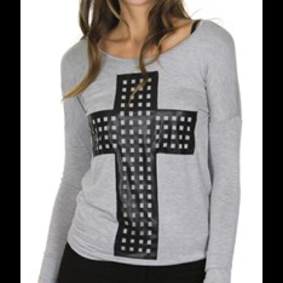 Printed cross shirt