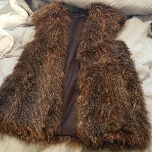 Faux fur Zara vest