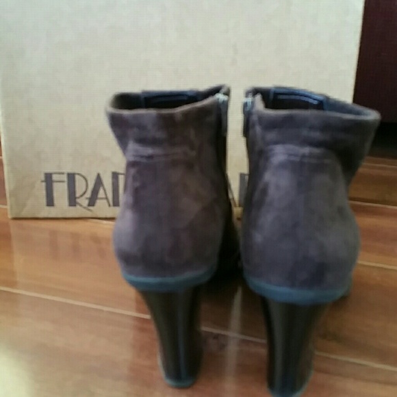 Franco Sarto Figaro Suede Ankle Boot. - Picture 3 of 4