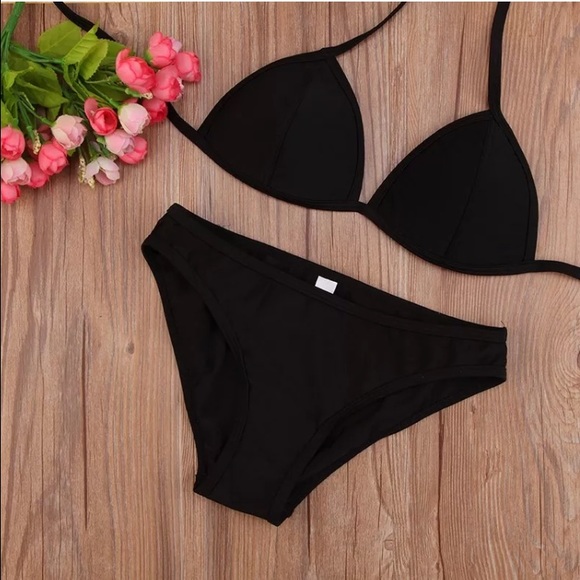 Black Triangle Bikini