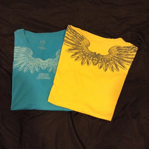 2 XL Armani Exchange shirts 1 for $15 2 for $25