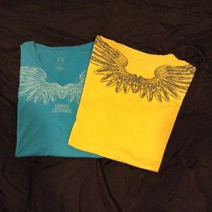 2 XL Armani Exchange shirts 1 for $15 2 for $25