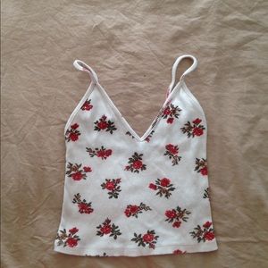 Brandy Melville Rose Crop Top