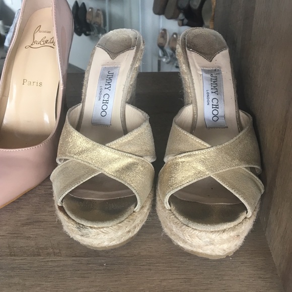 Authentic Jimmy Choo wedges