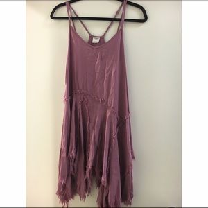 Flowy plum dress!