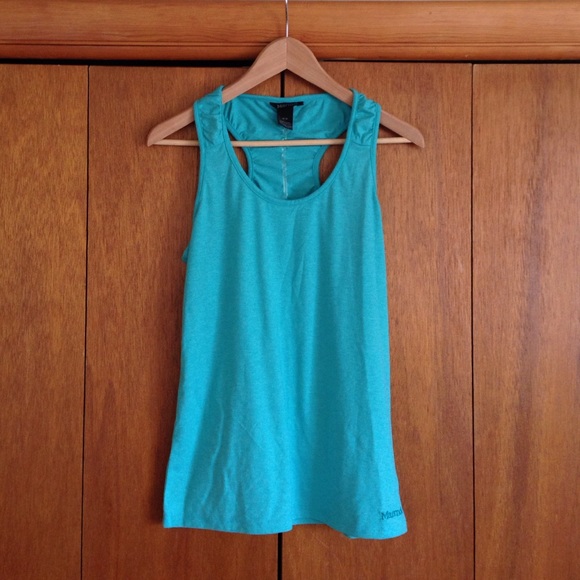 Aqua Marmot Tank Top