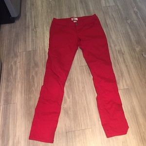 Classic red pants.. Fits well to curves!