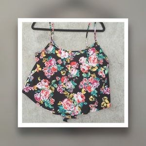 Floral Crop-Top