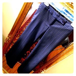 Body By Victoria/Kate Fit Navy Striped Trouser