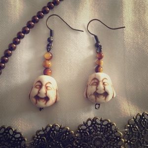 Lucky Buddha earrings!