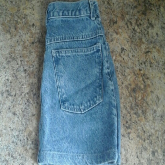 Denim Rhimestone Mini skirt - Picture 2 of 4