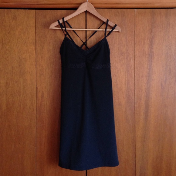 Charcoal Grey Prana Strappy Dress