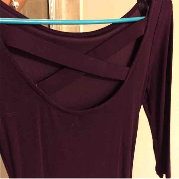 SHIPS IN THE AM ☀️ Purple back criss cross dress