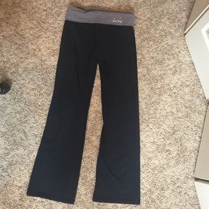 Navy blue flare yoga pants