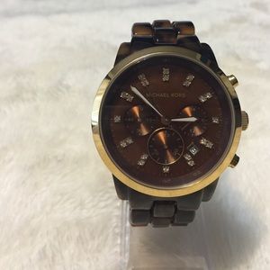 Michael Kors Tortoise Shell Watch