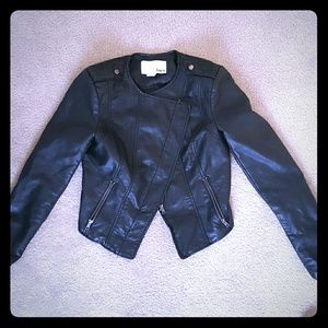 Bar III pleather jacket